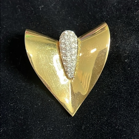 Vintage Givenchy Goldtone Brooch - Picture 2 of 6